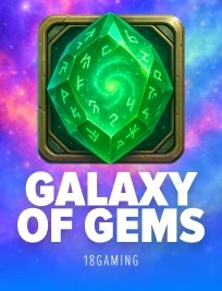Galaxy Of Gems by 18 Gaming in the Britsino Casino lobby, 95.9% RTP