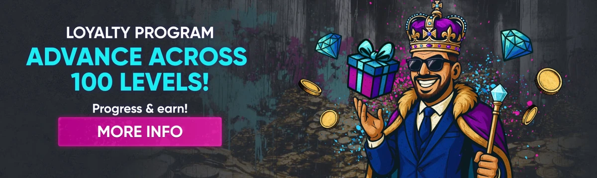 Advance across 100 loyalty levels at Britsino Casino