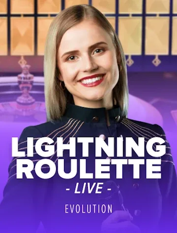 Lightning Roulette by Evolution in the Britsino Casino live lobby, 97.3% RTP